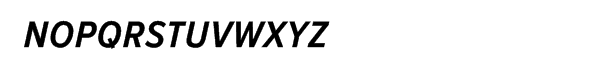 Proxima Nova Cond ScOsf Semibold Italic Font LOWERCASE
