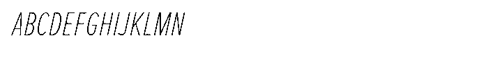Proxima Nova ExtraCond Thin Italic