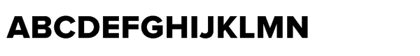 Proxima Std Nova Extrabold Font UPPERCASE