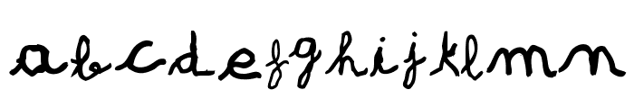 pree-school Font LOWERCASE