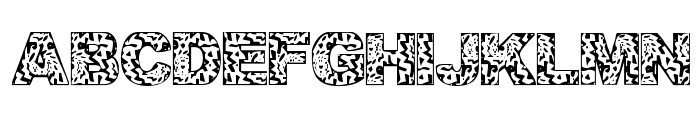 Psychedelic Sauce Font UPPERCASE