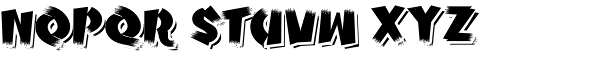 Psychobilly Shadow Font LOWERCASE