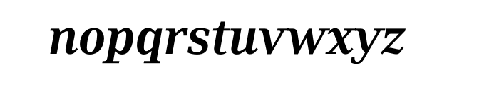 PTL Skopex Serif Bold Italic OT Font LOWERCASE