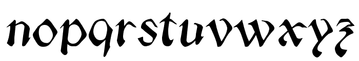 Public Utility Jeepney Font LOWERCASE