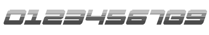 Pulse Rifle Gradient Italic Font OTHER CHARS