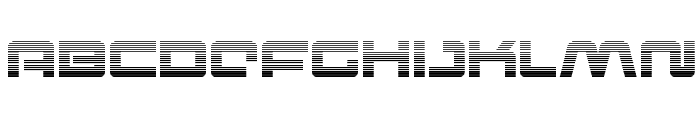 Pulse Rifle Gradient Font UPPERCASE