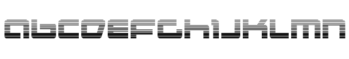 Pulse Rifle Gradient Font LOWERCASE