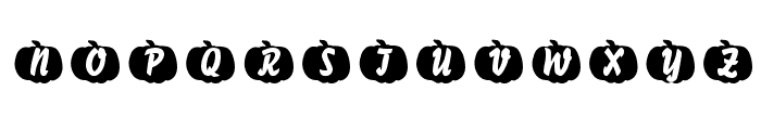 Pumpkinese Font UPPERCASE