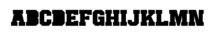 Punchline Filled Regular Font LOWERCASE