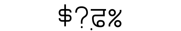 Punjabi Typewriter Font OTHER CHARS