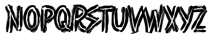 Punk Font UPPERCASE