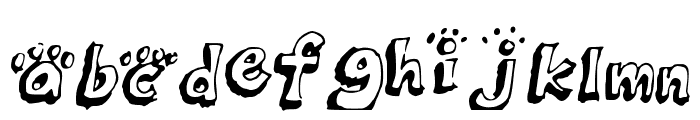 Puppy_paws Font LOWERCASE
