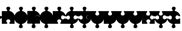 Puzzle Font UPPERCASE