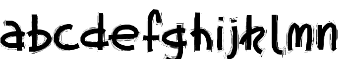 PWFatscratch Font LOWERCASE