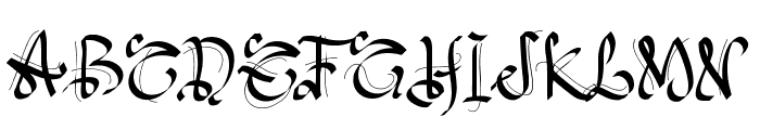 PWGothicStyle Font UPPERCASE