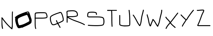 PWIrregular2 Font UPPERCASE