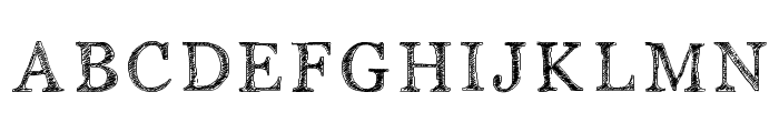 PWSerifScratch Font LOWERCASE