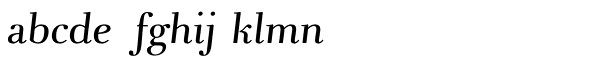 Pyke Display Italic Font LOWERCASE