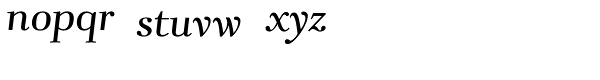 Pyke Display Italic Font LOWERCASE