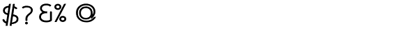 Qero Nite Font OTHER CHARS