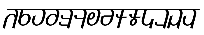 Qijomi Italic Font UPPERCASE