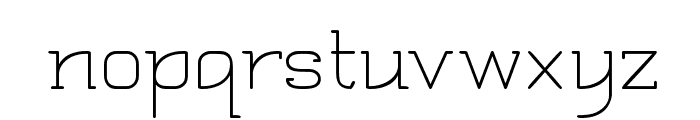 Quadlateral Font LOWERCASE