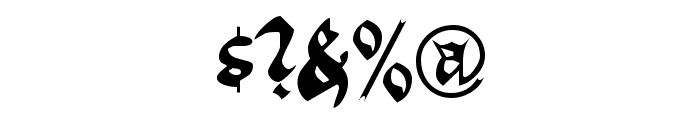 QuaelGothic Font OTHER CHARS