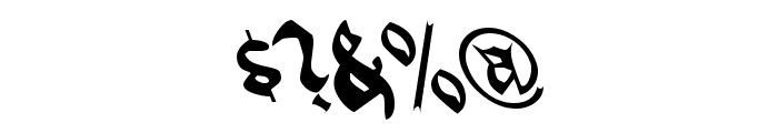 QuaelGothicLefty Font OTHER CHARS