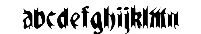 QuaelGothic Font LOWERCASE