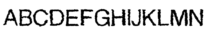 QuakyLight Font UPPERCASE