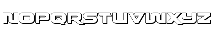 Quark Storm 3D Regular Font UPPERCASE