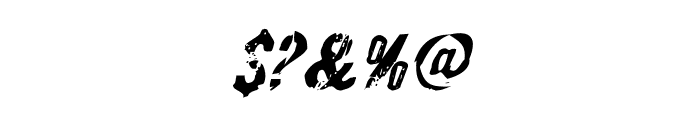 Quarrystone Italic Font OTHER CHARS