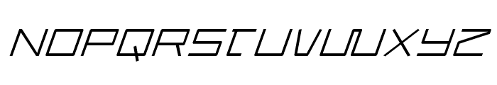 Quasitron Italic Font LOWERCASE