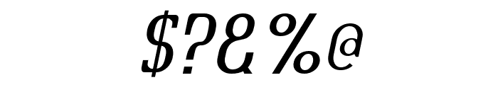 Quastic Kaps Italic Font OTHER CHARS