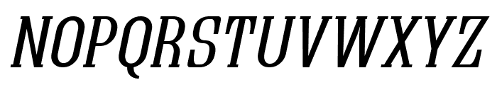 Quastic Kaps Italic Font UPPERCASE