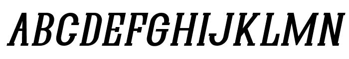 Quastic Kaps Italic Font LOWERCASE