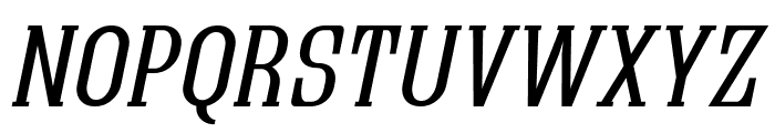 Quastic Kaps Line Italic Font UPPERCASE