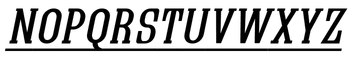 Quastic Kaps Line Italic Font LOWERCASE