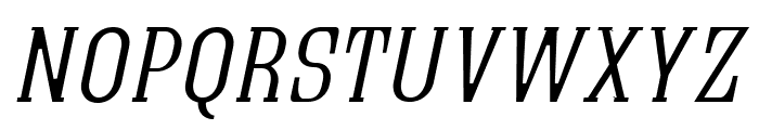 Quastic Kaps Thin Italic Font LOWERCASE