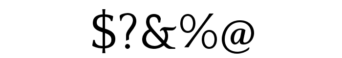 Quattrocento-Bold Font OTHER CHARS