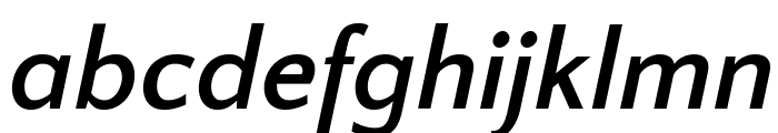 Quattrocento Sans Bold Italic Font LOWERCASE