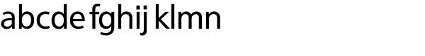 Quebec Serial Medium Font LOWERCASE