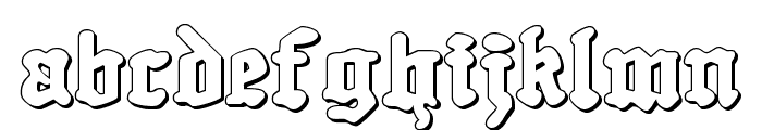 Quest Knight 3D Font LOWERCASE