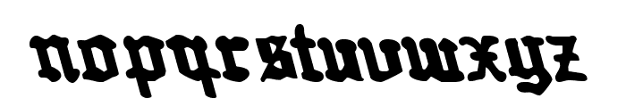 Quest Knight Leftalic Font LOWERCASE