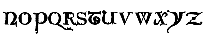 Questra Extra ST Font UPPERCASE