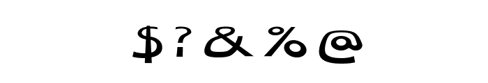 Quibel Bold Italic Font OTHER CHARS