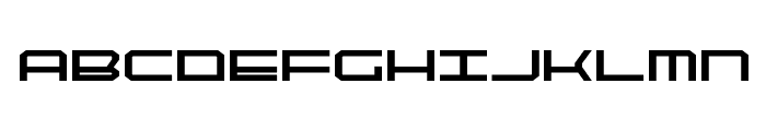 QuickTech Bold Font LOWERCASE