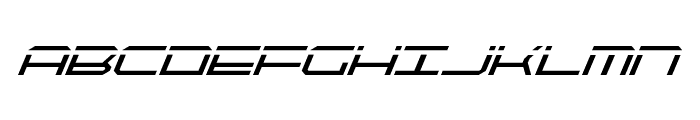 QuickTech Italic Font UPPERCASE