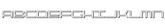 QuickTech Shadow Font LOWERCASE