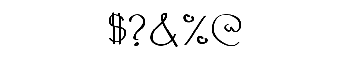 QuikMarker Font OTHER CHARS